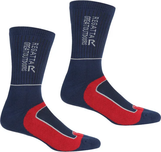 Pánské modré trekové ponožky Regatta RMH046 Samaris2SeasonSck FY7