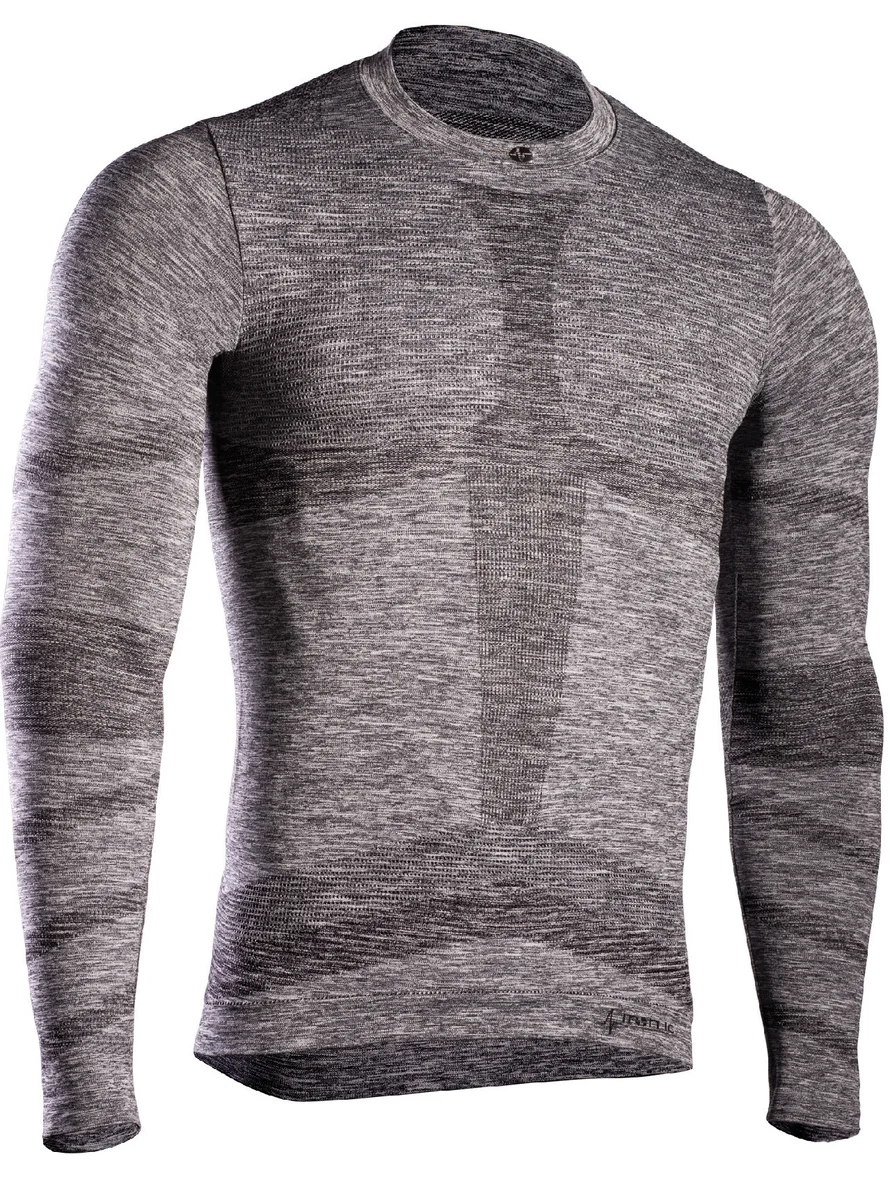 Pánské termo triko s dlouhým rukávem IRON-IC (fleece) - šedá Barva: Šedá-IRN, Velikost: