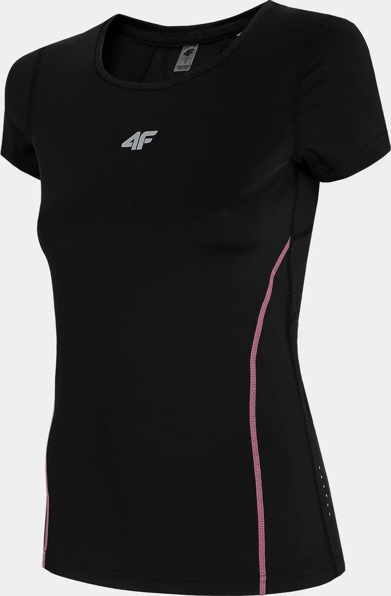 Dámské černé běžecké tričko 4F TSDF011