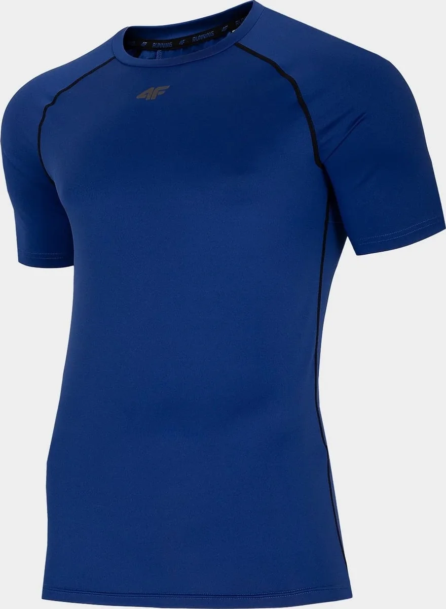 Pánské tmavě modré  běžecké tričko 4F TSMF011