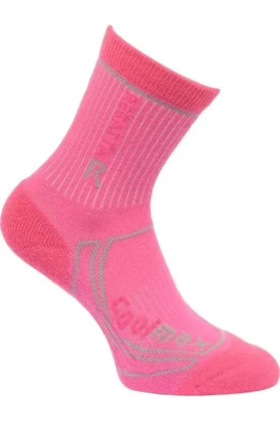 Dětské funkční ponožky RKH034 REGATTA TrekTrail Růžové Růžová