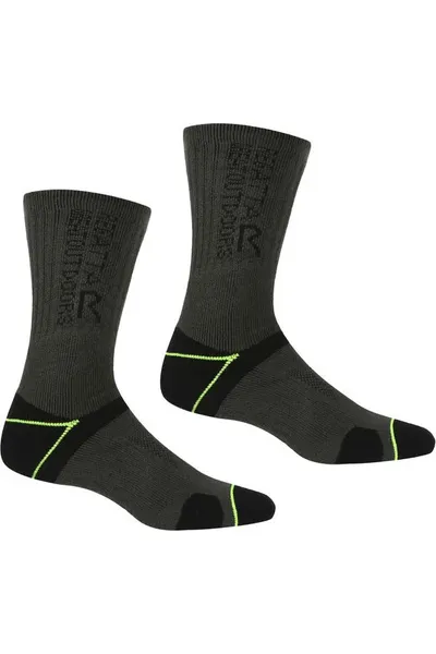 Pánské černé sportovní ponožky Regatta RMH043 BlisterProtect II KDE