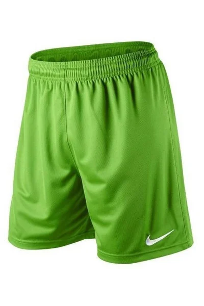 Zelené dětské fotbalové šortky Nike Park Knit Short