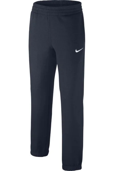 Juniorské tmavě modré kalhoty Nike Sportswear N45 Brushed-Fleece 619089-451