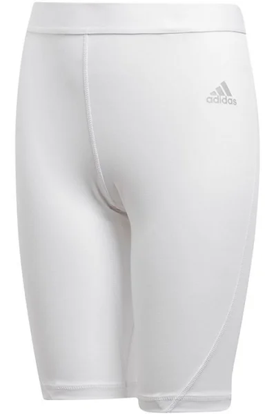 Bílé juniorské fotbalové šortky Adidas ASK Short Tight CW7351