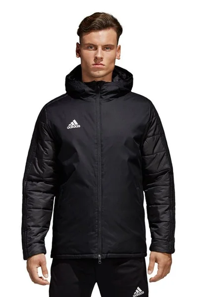 Černá zimní pánská bunda Adidas Winter Condivo JKT 18 M BQ6602