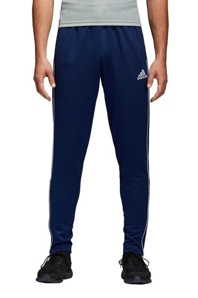 Tmavě modré fotbalové kalhoty pánské Adidas CORE 18 M CV3988