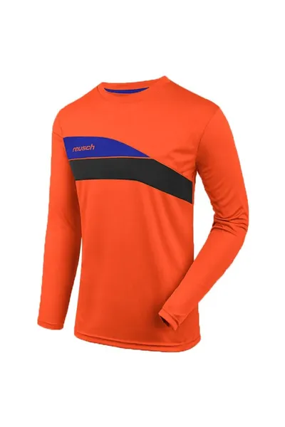 Oranžové dětské brankářské tričko Reusch Match Prime Longsleeve Junior 38 21 300 290