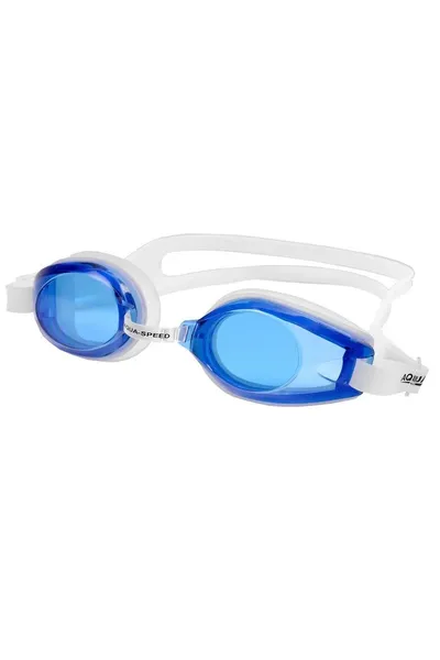 Bílé plavecké brýle Aqua-Speed Avanti white/green 61 /007