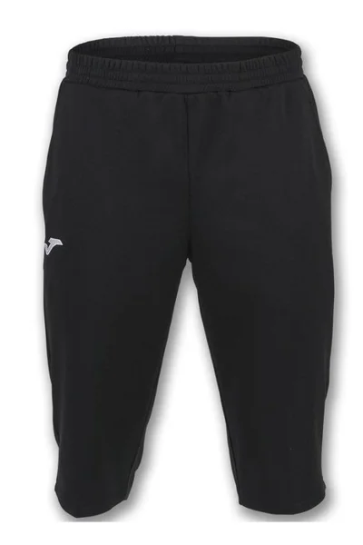 Pánské černé 3/4 fotbalové kalhoty Joma Bermuda Combi 3/4 M 101101-100