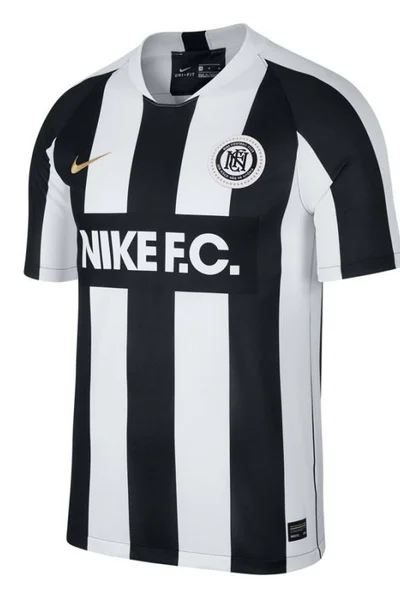 Bílo-černý pánský fotbalový dres Nike F.C. Home M AH9510-100