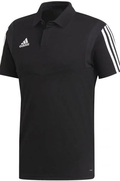 Černé polo tričko pánské Adidas Tiro 19 Cotton Polo M DU0867 pánské