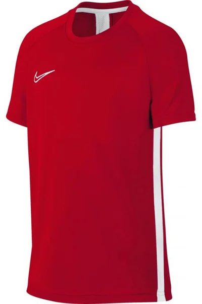 Červené juniorské fotbalové tričko Nike B Dry Academy SS AO0739-657