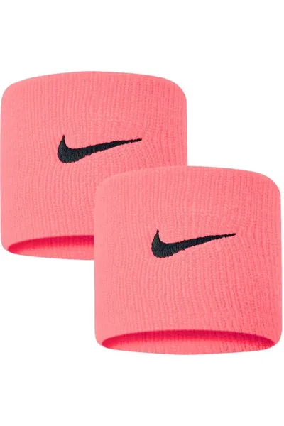 Růžové absorpční návleky na zápěstí Nolák Nike Swoosh N0001565677