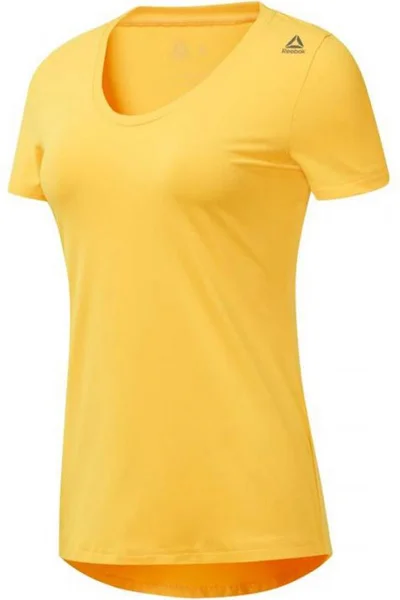 Žluté dámské tričko Reebok Wor SW Tee W DX0546
