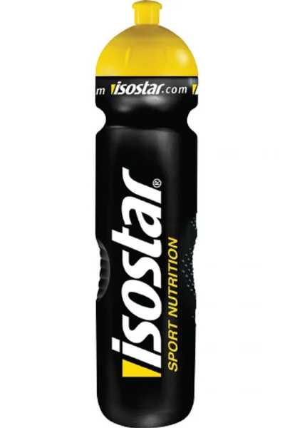 Černá láhev na pití Isostar Sports Nutrition Pull Push 12x1000 ml 194411