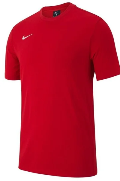 Červené juniorské tričko Nike Y Tee Team Club 19 SS Jr AJ1548 657