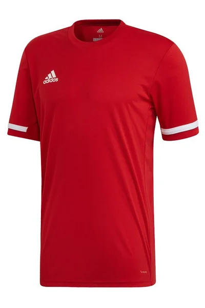 Červené pánské termo tričko Adidas Team 19 Jersey M DX7242