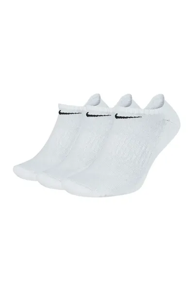Bílé kotníkové ponožky Nike Everyday Cushion No Show 3Pak M SX7673-100