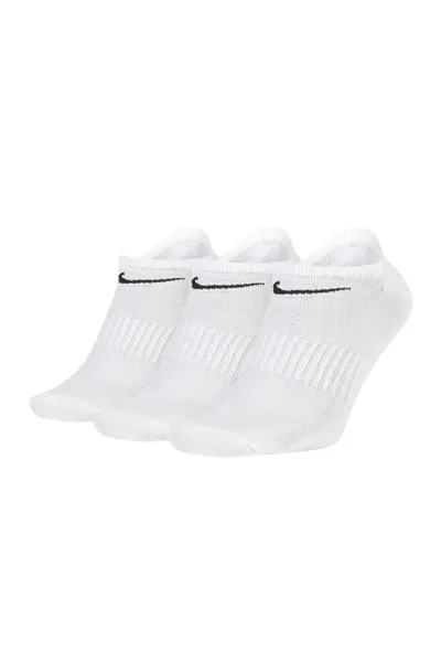 Bílé pánské kotníkové ponožky Nike Everyday Max Lightweight 3Pak M SX7678-100
