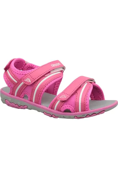 Růžové dívčí sandály Kappa Breezy II K 260679K-2210