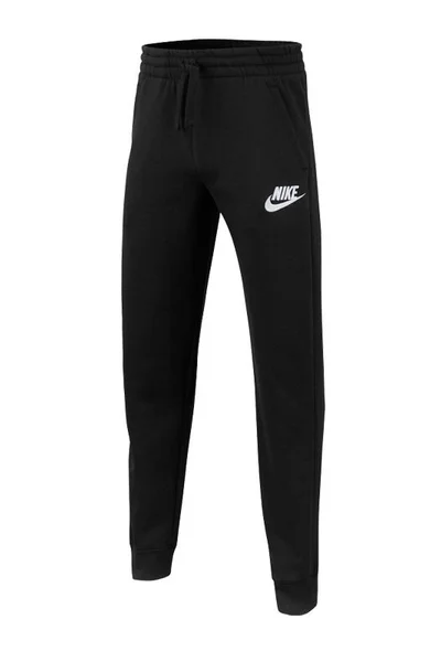 Černé dětské fleecové kalhoty Nike NSW Club Fleece Jogger JR CI2911-010