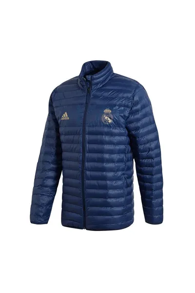 Pánská tmavě modrá bunda Adidas Real Madrid SSP LT Bunda M DX8688