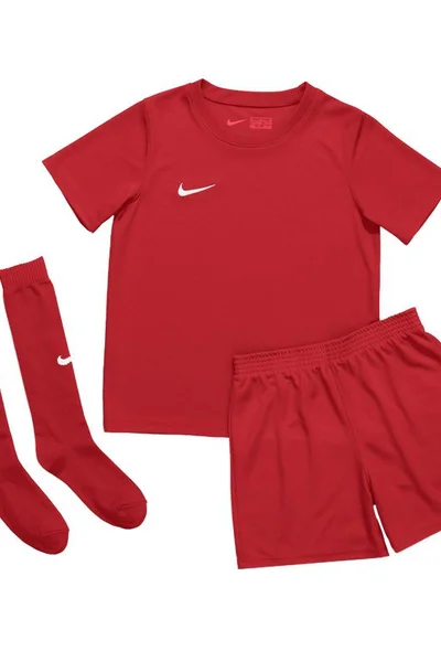 Juniorská fotbalová souprava v červené barvě Nike Dry Park 20