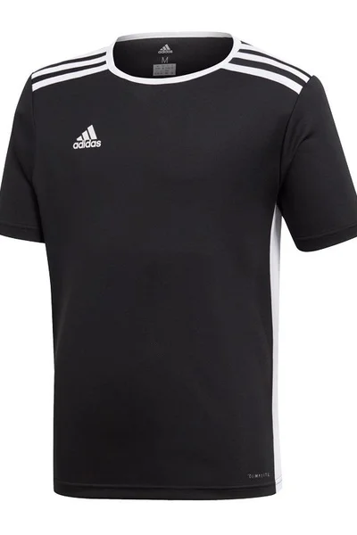 Černé dětské tričko Adidas Entrada 18 Jr CF1041