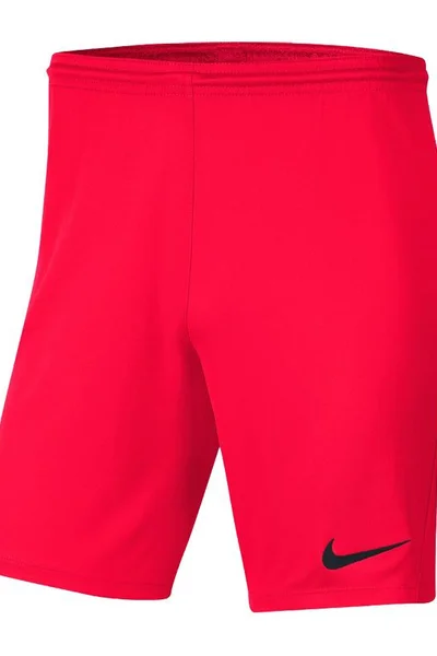 Červené dětské šortky Nike Park III Knit Jr BV6865-635