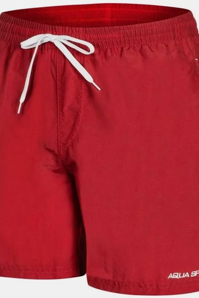 Červené pánské plavecké šortky Aquaspeed M 6684-31