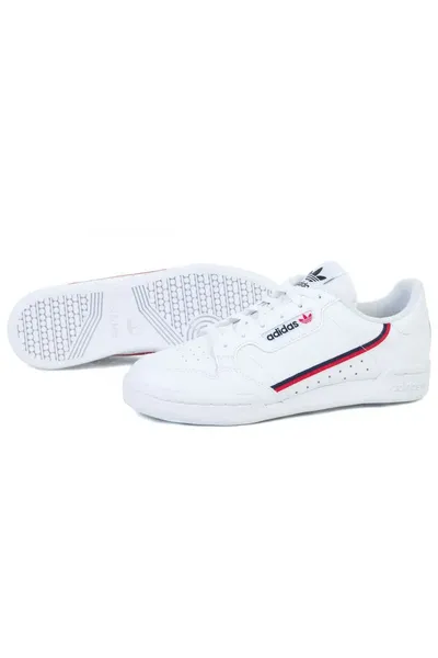 Bílé dětské boty Adidas Continental 80 Jr F99787
