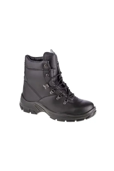Černé vysoké trekové boty Protector Commando 113-030