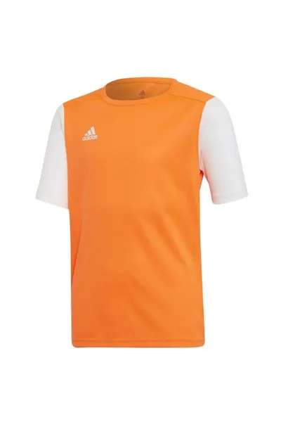 Oranžové dětské fotbalové tričko Adidas Estro 19 Jsy Y Jr DP3227