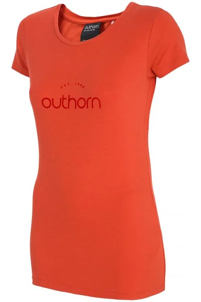 Červené dámské tričko Outhorn W HOZ20 TSD626 61S