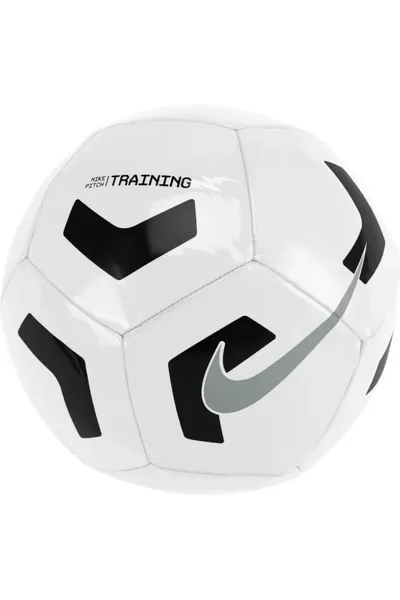 Bílý fotbalový míč Nike Pitch Training CU8034 100