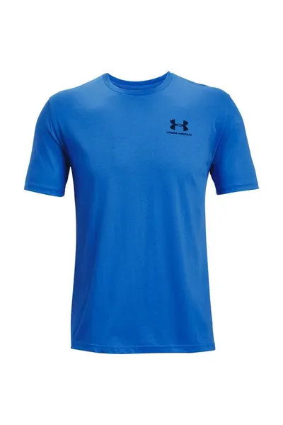 Modré pánské tričko Under Armour Sportstyle LC SS M 1326799 787