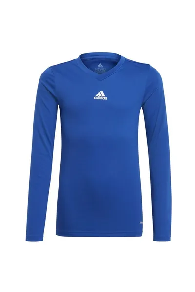 Modré pánské zápasové tričko Adidas Team Base Tee Jr GK9087