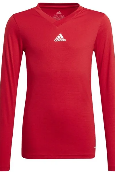 Červené dětské tričko na trénink Adidas Team Base Tee
