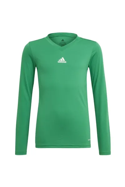 Zelené dětské tričko Adidas Team Base Tee Jr GN7515