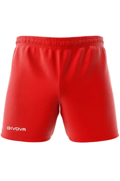 Červené fotbalové šortky Givova Capo P018 0012
