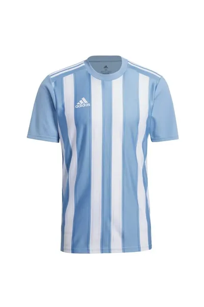 Pánské tričko bílo modré pruhované Adidas Striped 21 JSY M GN5845