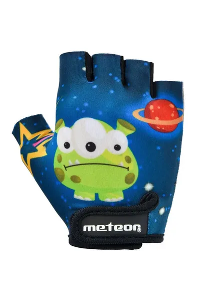 Barevné cyklistické rukavice pro děti Meteor