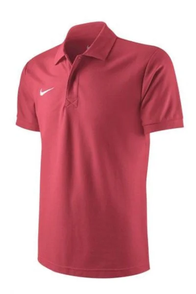 Červené dětské polo tričko Nike Core Jr 456000-648