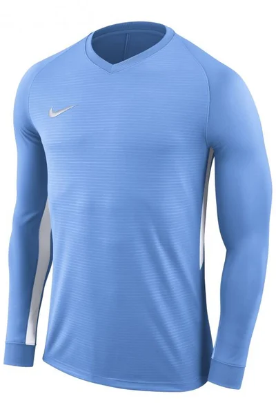 Modré funkční dětské tričko Nike Tiempo Premier Jr 894113-412