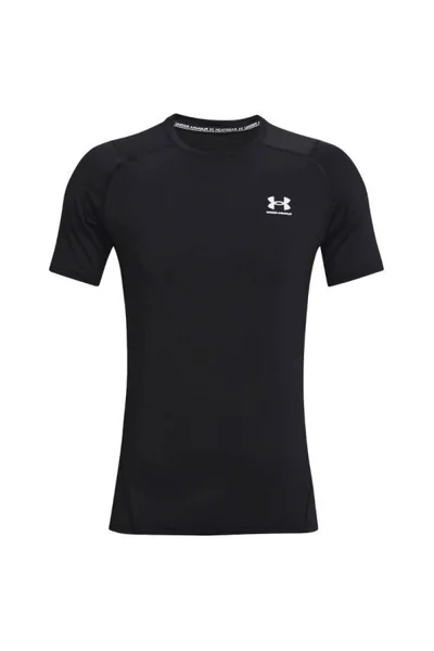 Černé pánské tričko s krátkým rukávem Under Armour Heatgear T-shirt Fitted M 1361683-001