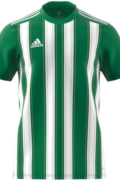 Zeleno-bílý fotbalový pánský dres Adidas Striped 21 JSY M H35644