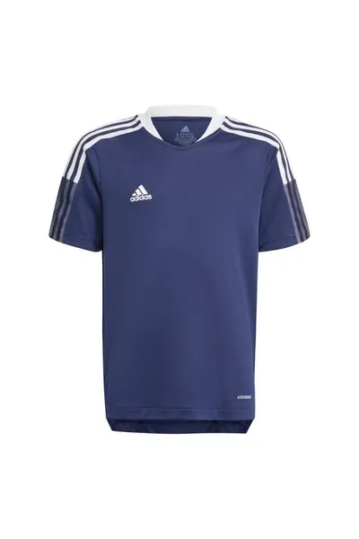 Dětský modrý tréninkový dres Adidas Tiro 21 Jr GM7573