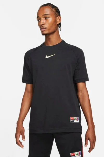 Černé pánské bavlněné tričko Nike F.C. Home M DA5579 010