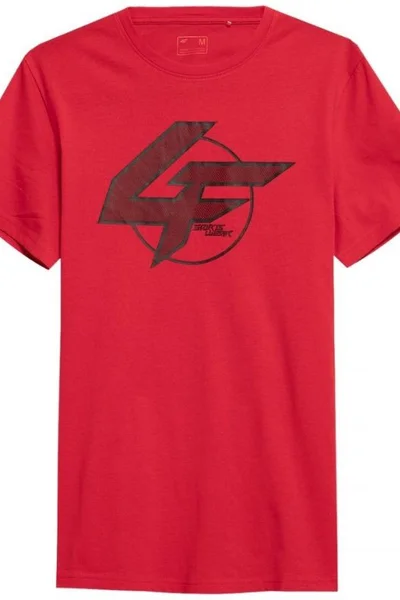 Červené pánské tričko 4F M H4Z21 TSM022 62S
